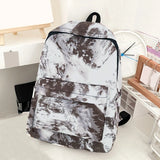 Tie Dye Print Teen Girls Backpack Casual Travel Shoulder Bag