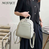 Soft Leather Rucksack School Bag for Students Girl