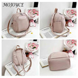 Soft Leather Rucksack School Bag for Students Girl