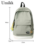 Large School Book Bag with Pendants for Travel