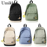 Large School Book Bag with Pendants for Travel