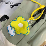 Large School Book Bag with Pendants for Travel