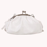 Shoulder Bag Metal Clip Buckle PU Satchels Bag Shell Shape Women Small Leather