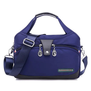 Women's Large Shoulder Bag with Zipper Closure