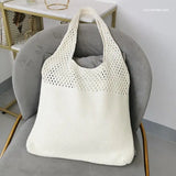 Women's Shoulder Bag Knit Tote Purse Satchel Travel Carry Messenger