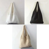 Women's Shoulder Bag Knit Tote Purse Satchel Travel Carry Messenger