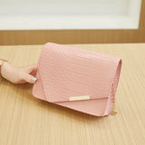 Leather Shoulder Bag Women Crossbody Chain Handbag Small Messenger