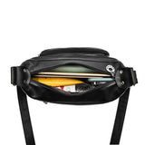 Soft Leather Crossbody Sling Bag Multi-Layer Pocket