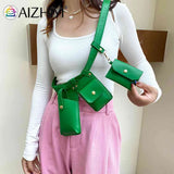 Leather Belly Bag Hip-hop Street Waist Bags