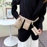 Leather Belly Bag Hip-hop Street Waist Bags