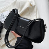 Shoulder Underarm Bags for Women Texture Pu Leather Crossbody Bag
