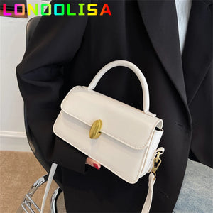 Small Flap Bag PU Leather Crossbody Sling Bags Short Handle