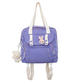 Small Fresh School Backpacks Retro Denim Nylon Daypack Softback Hiking Backpacks