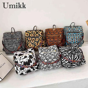 Denim PU School Backpack Softback Hiking Daypack