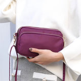 Small Waterproof Nylon Shoulder Bag for Women Crossbody Messenger Purse