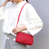 Small Waterproof Nylon Shoulder Bag for Women Crossbody Messenger Purse