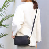 Small Waterproof Nylon Shoulder Bag for Women Crossbody Messenger Purse