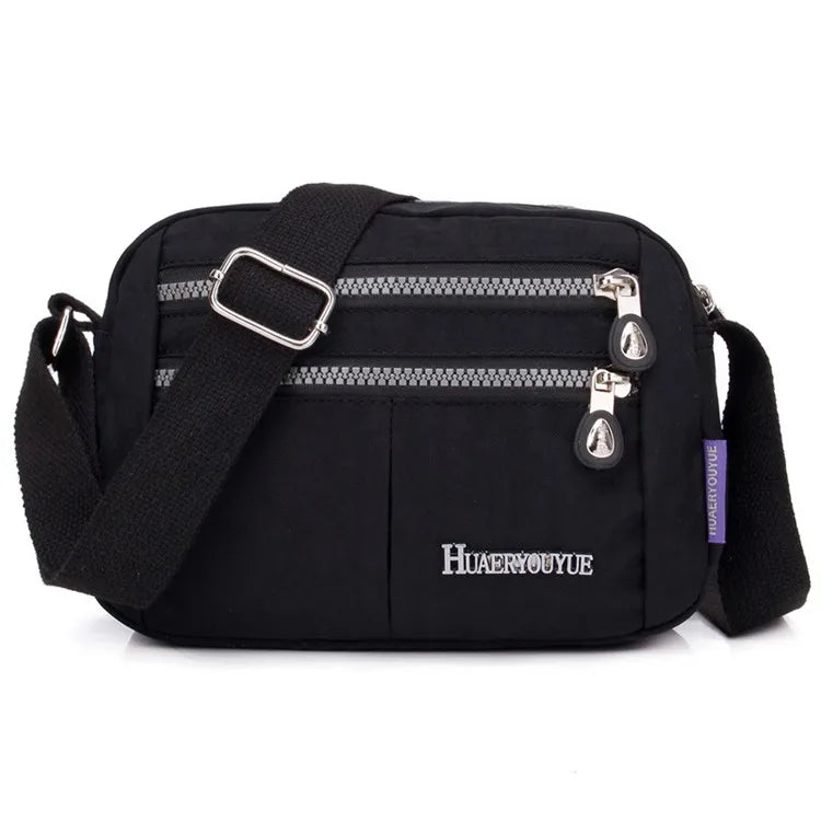 Small Women Cellphone Messenger Bag Female Shoulder Bag Waterproof Nylon