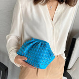 Women's Leather Weave Crossbody Shoulder Bag Clutch Purse Hobo
