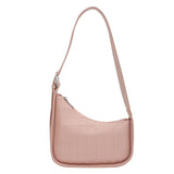 Retro Plaid Saddle Bag Large-Capacity PU Handbag