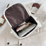 Soft Leather Ladies Shoulder Bag Diamond Pattern Bag Girly Messenger Bag