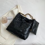 PU Leather Shoulder Bag Women Tote Bag with Wallet