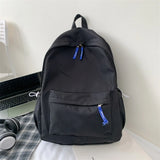 Solid Backpack Women Leisure Casual School Bags For Teenager Girls