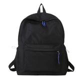 Solid Backpack Women Leisure Casual School Bags For Teenager Girls