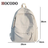 Waterproof Nylon School Backpack for Teenager Girls