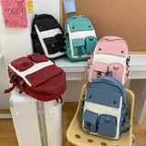 Women's Multi-pocket College Backpack