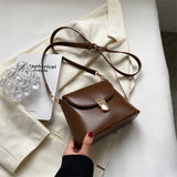 Solid PU Leather Crossbody Bag for Women Shoulder Bag Women's Handbags SG405
