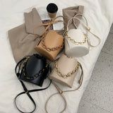 Mini Bucket Crossbody Bag Shoulder Chain Purses and Handbags Totes