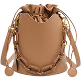 Mini Bucket Crossbody Bag Shoulder Chain Purses and Handbags Totes