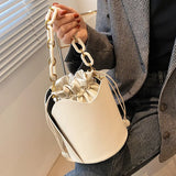 Mini Bucket Crossbody Bag Shoulder Chain Purses and Handbags Totes