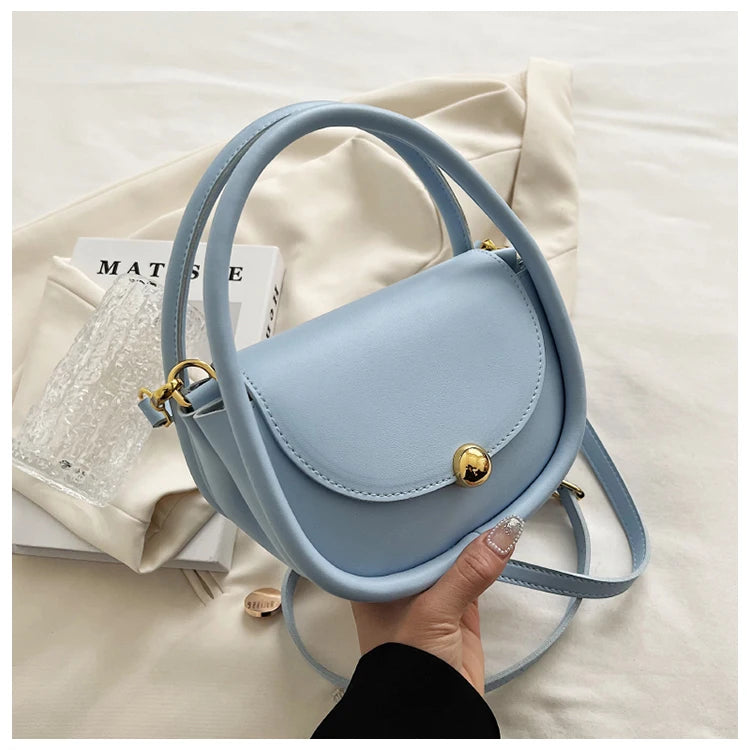 Vintage Crossbody Bag Women Leather Shoulder Bags