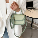 Small PU Leather Flap Crossbody Bag for Women