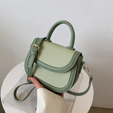 Small PU Leather Flap Crossbody Bag for Women
