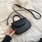 Small PU Leather Flap Crossbody Bag for Women