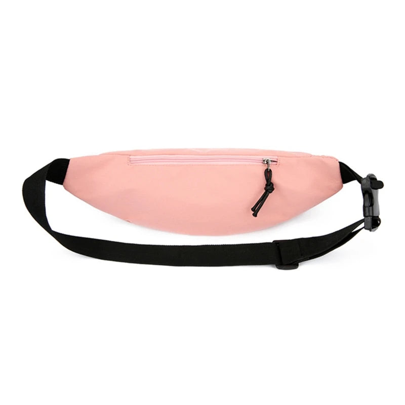 Solid Waist Fanny Packs Crossbody Purse Travel Chest Phone Pouch Belt Bag