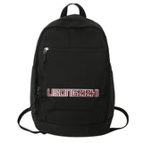 Solid High Cloth Women Backpack Teenager Girls Laptop Books Backpack