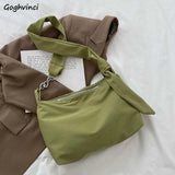 Nylon Shoulder Bag Women Underarm Chain Handbag