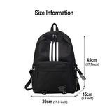 Striped Women Backpack Junior School Bag Harajuku Unisex Travel Girls Book