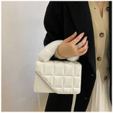 Winter Fur Top-handle Shoulder Bag for Women