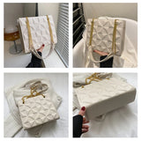 Women's Chain Crossbody Bag PU Leather Handbag