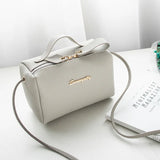 Small Shoulder Bag Solid Pu Leather Women Phone Purse Handbag Messenger Bag