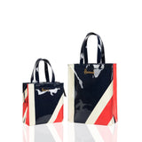 Stylish PVC Flower Shopper Bag Eco Friendly Waterproof Handbag