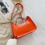 Texture Female Small Handbags Spring Crossbody Bag Single Shoulder Crescent Bag