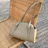 Texture Shoulder Bag Women Solid Underarm Bags Summer Female Handbags