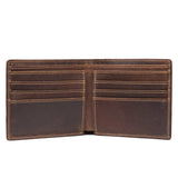 Real Cow Leather Men Wallets Short Shape Male Money Purse