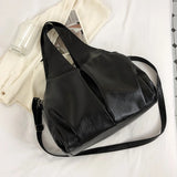Soft Leather Tote Bag for Women - Large Travel Shoulder Bag